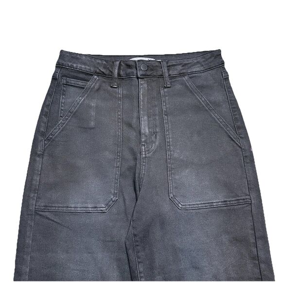 Y2K Barrel Jeans Women’s 29/8 High Rise Utility Soft Grunge Ballon Leg Denim - Picture 3 of 10